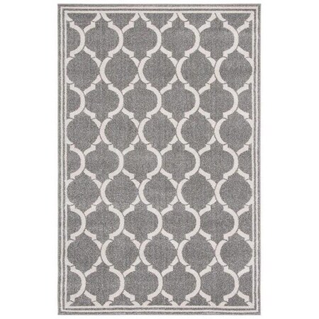 Safavieh 2 ft.-6 in. x 4 ft. Amherst Power Loomed Accent Area RugDark Grey & Beige AMT415R-24